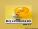 Blog Commenting Sites