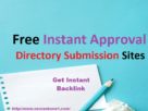 Instant Approval Directory Submission Sites