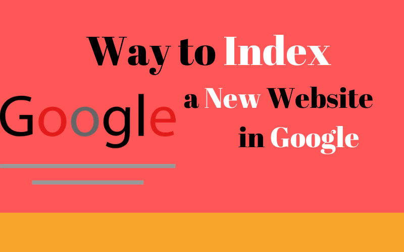 Way To Index A New Website In Google