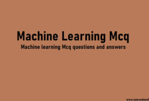 Machine Learning MCQ