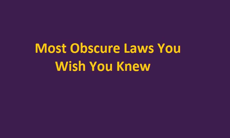 Obscure Laws