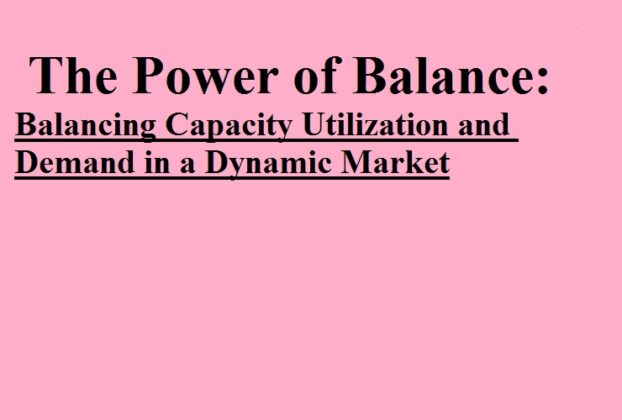 Balancing Capacity Utilization