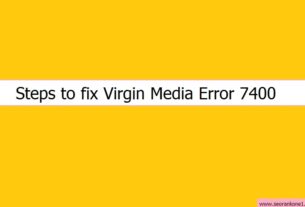 Virgin Media Error 7400