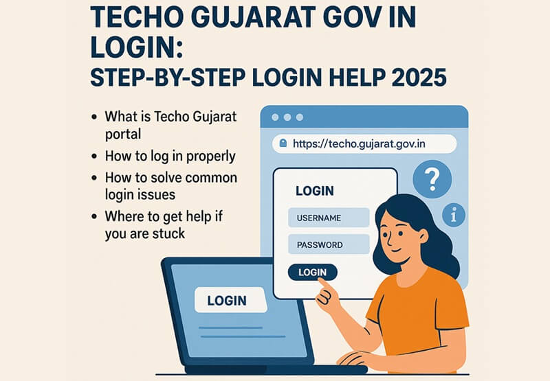 Techo Gujarat Gov in Login