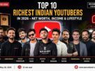 Top 10 richest Indian YouTubers in 2026 with net worth income and luxury lifestyle