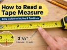 How to Read a Tape Measure